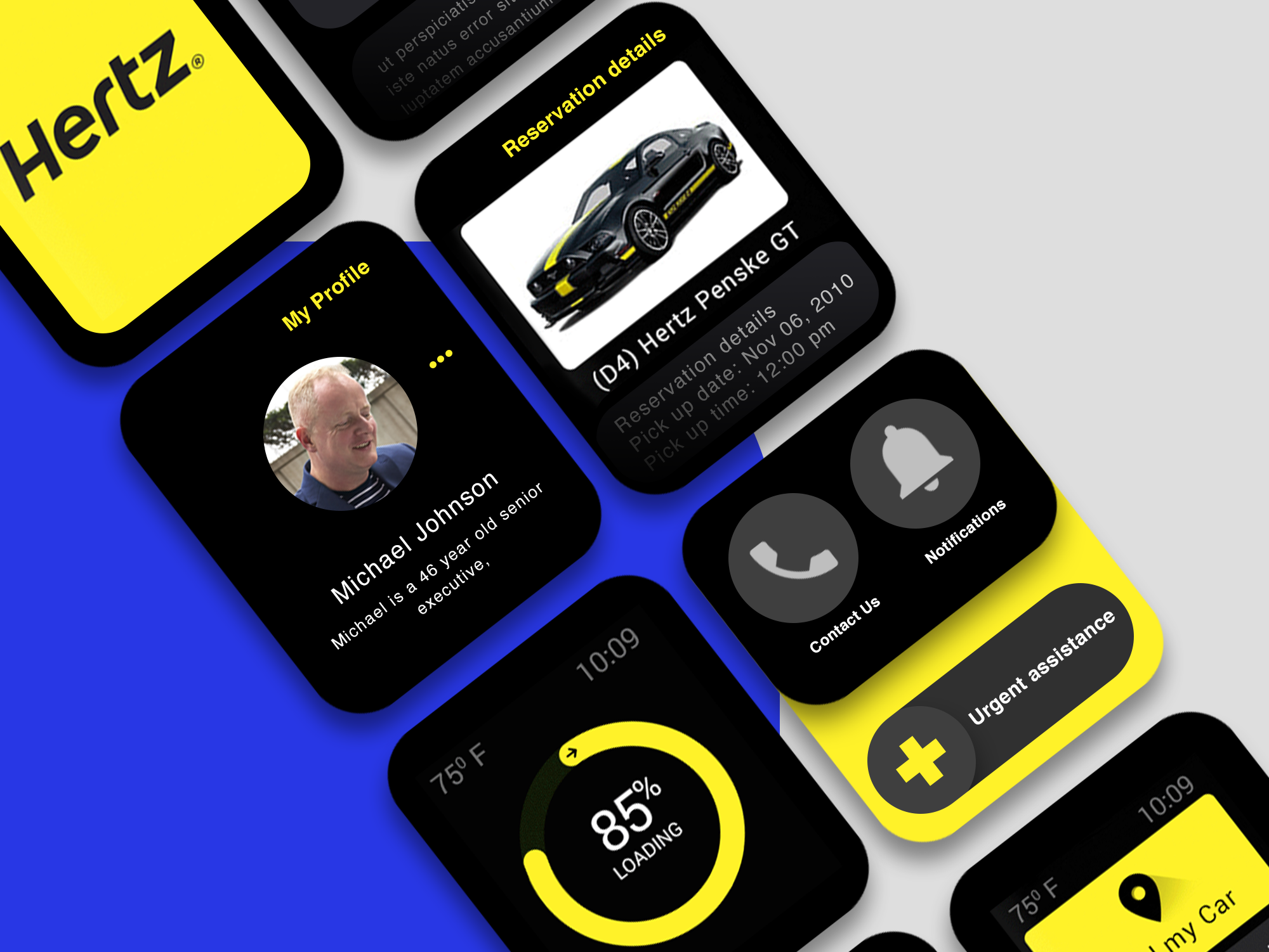 Hertz App Prototype