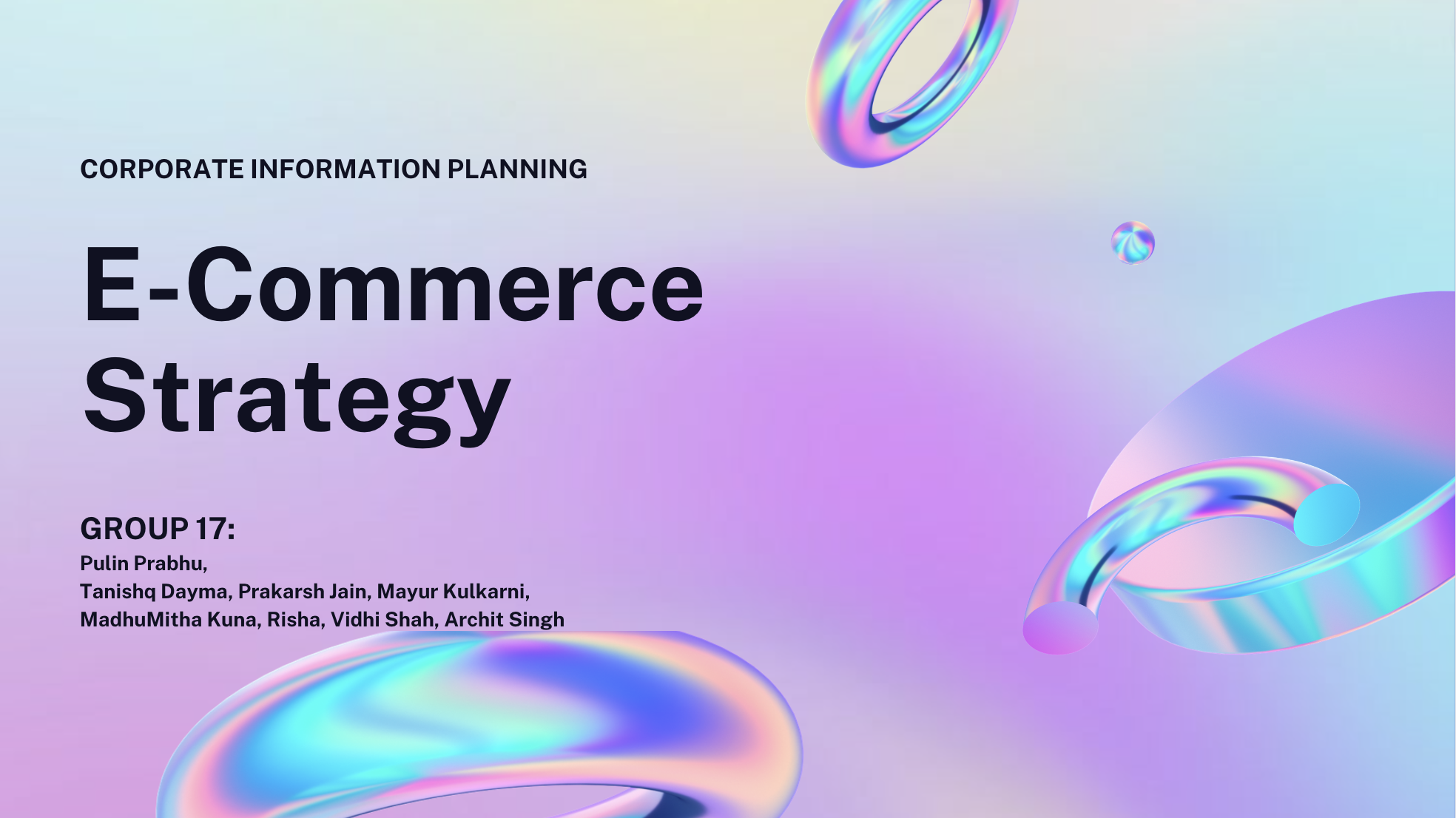 E-commerce Technology Strategy